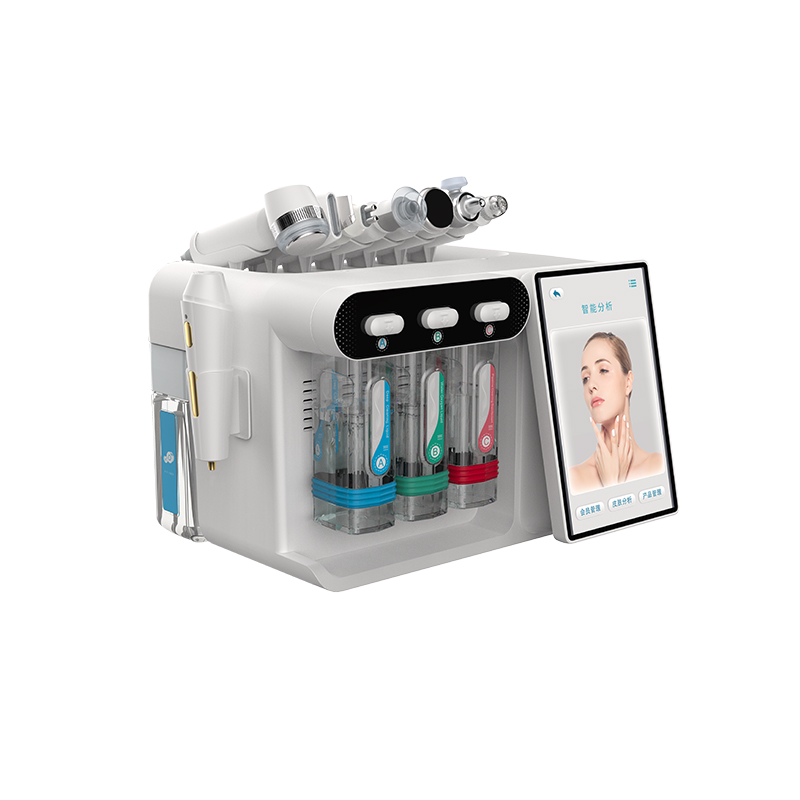 2024 Top Quality  Multifunctional 8 in 1 Oxygen Beauty facial Equipment Facial Wrinkle Removing and Care Machine