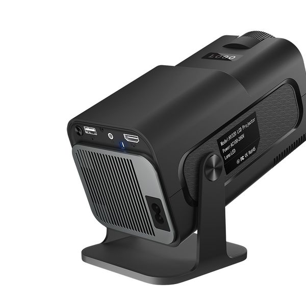 4k Office Home Smart Portable outdoor Android 11 1080P Projector HY320 mini 200 ANSI Lumens 4K LCD screen mirror