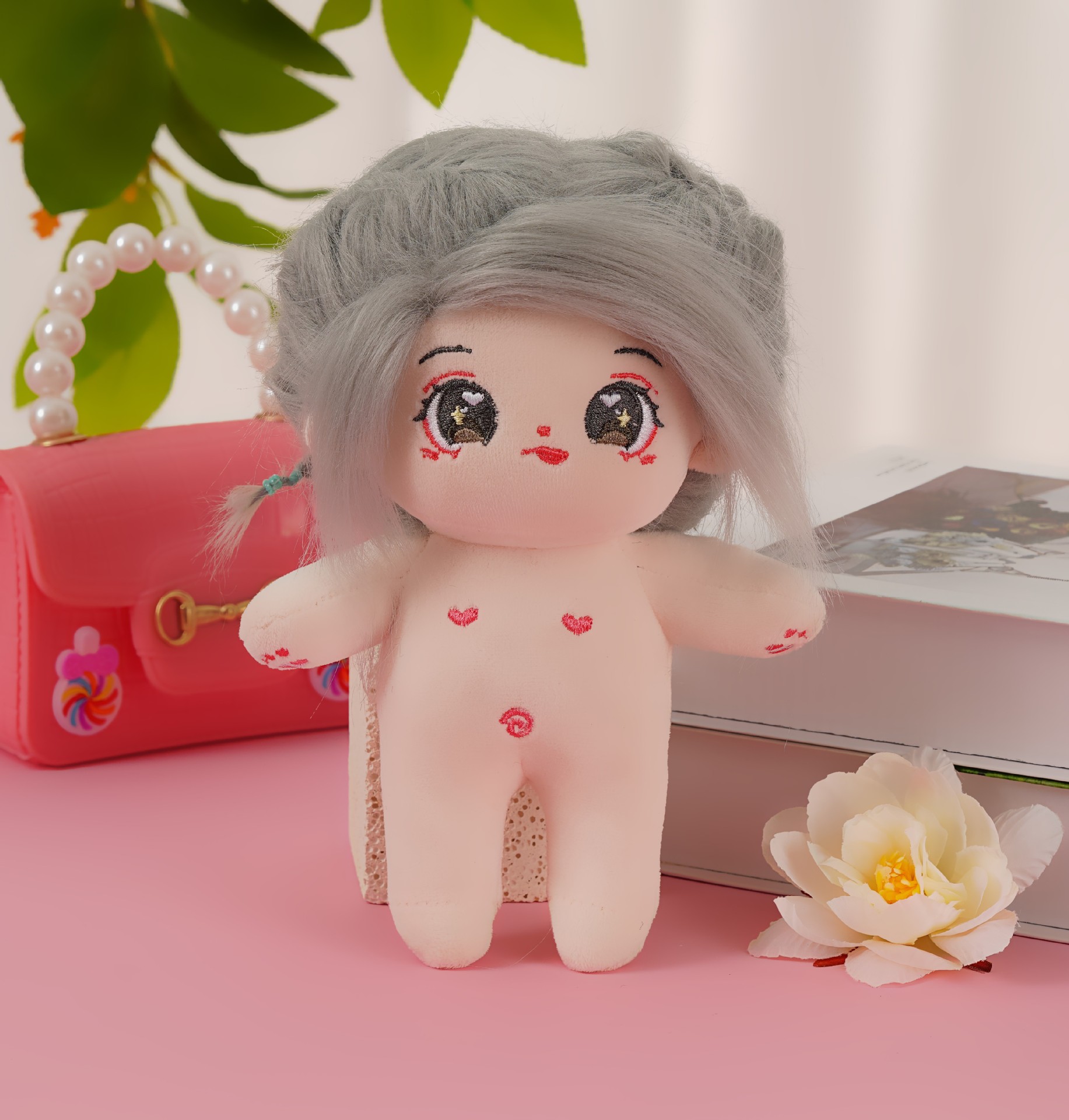Yiwu Miss You Craft Co., Ltd. New Cotton Doll, Cute Bow Little Girl Dress Up Doll Dress Up Hairstyle Doll