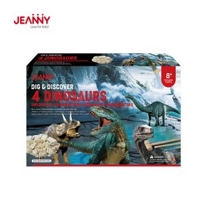 Toys New STEM Educational Archaeology 4 Dinosaurs Excavation Dig Diy Kit Science Toys Child