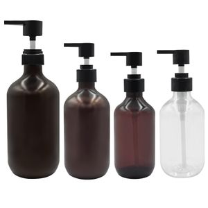 Wholesale 500ml cosmetic lotion bottle plastic sub-bottling container Cleanser shampoo shower gel packaging materials