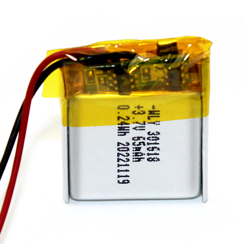 301618 Mini Lipo Battery China li-polymer battery 3mm thickness  3.7V lithium battery for Audio products