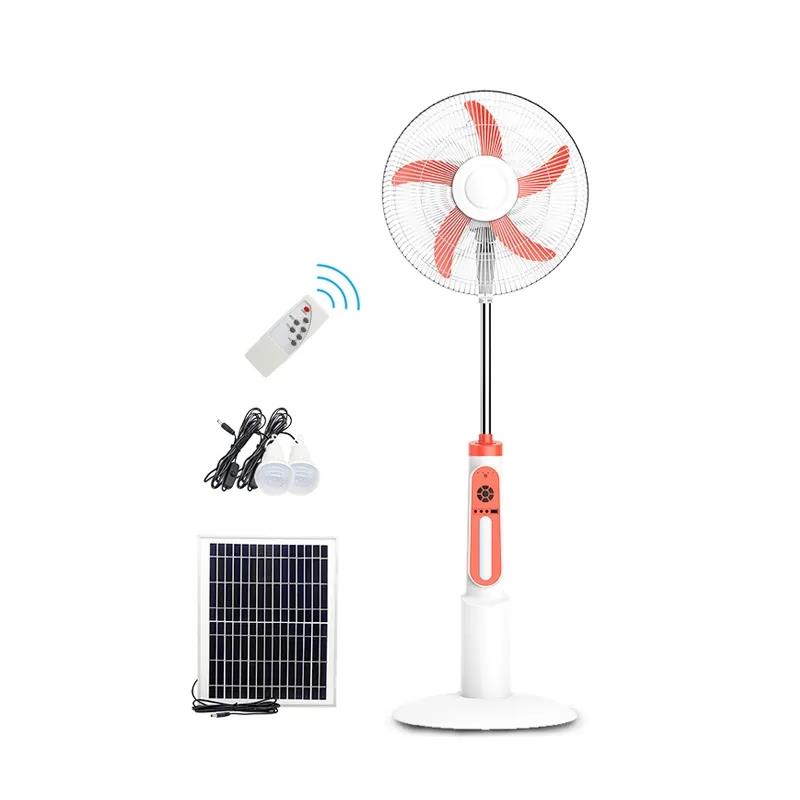 Foshan Yide Trading Co., Ltd. Made in YIDE Home Appliance 16 inch solar rechargeable fan 18 with Light Emergency 12v Stand Fan