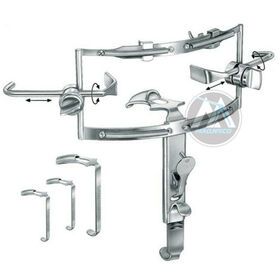 Dingman Mouth Gag Retractor With 3 Blades Dental Set Surgical Dental Instruments