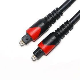 Chinese Factory cheap price red color OD4.0 1.5M A1 audio optical fiber cable for Audio&soundbar