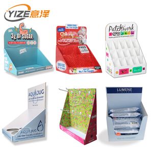 Shelf Ready Box Tear Away Packaging Paper Corrugated Cardboard Carton Tray Shipper Counter Display Box Packing