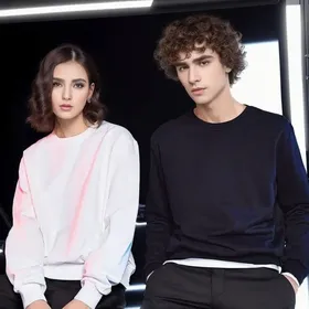 Logo custom men's women's unisex crew neck crewneck casual plain solid pullover warm fleece sweater sweatshirt