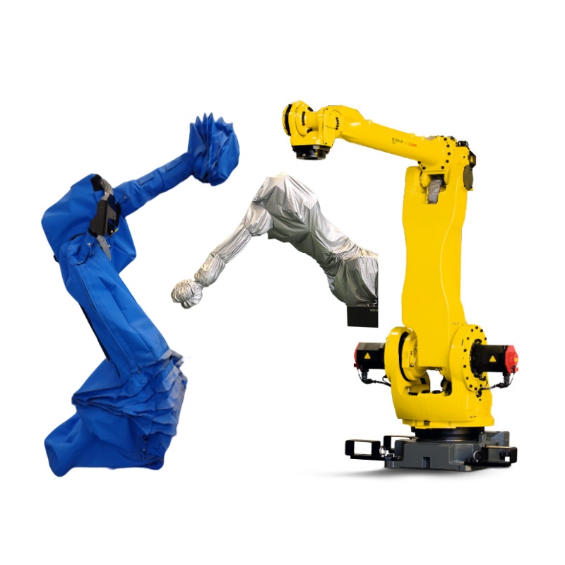 FANUC Versatile M-410iB/140H 5 Axis Industrial  Robot Arm On Palletising And Handling With Robot Protective Cover