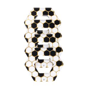 Laser Cutting Acrylic Napkin Ring Gold Acrylic Onyx Napkin Ring For judaica Gift Rosh Hashanah Lucite Napkin Ring