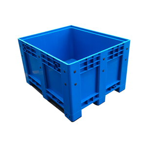 1200*1000 Hdpe Heavy Duty Storage Solid Stacking Logistics Plastic Pallet Box For Sale With Lid
