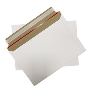 Custom Printed Rigid Mailers Sturdy Self-Adhesive Kraft Paper Cardboard Envelopes for Mailing Photo, Documents, Gift Cards