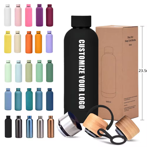 Wholesale double walled thermoses stainless steel water bottles matt paint insulated tumbler flask cold and hot for kids