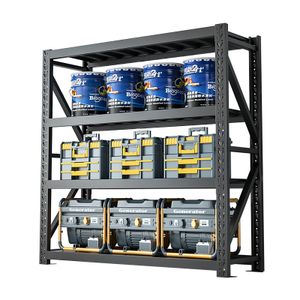 Shibang steel stacking racks with Adjustable Utility Shelves 3 Tie Heavy duty shelving rack for industrial storage