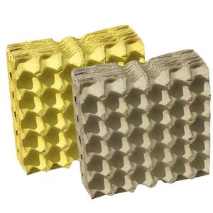 Wholesale Recyclable 30 cells Egg Tray Paper Pulp Eggs Carton Packaging