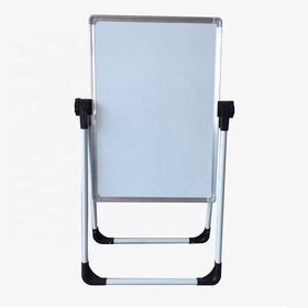 Double Sided Aluminum Frame Magnetic Whiteboard Office U-bracket Flip Chart Board