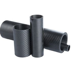 High Modulus Custom Carbon Fiber Tube Large Diameter Carbon Fiber Round Tube Customize 3K Carbon Fiber Pipe