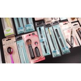 SBelle OEM Angled Eye Brow Brush Spoolie Brush Double Ended Head Eyebrow Makeup Tools Angled Eyelash Brush And Comb