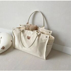 Wholesale Canvas Mommy Bag Baby Nappy Bags for Newborn Diaper Organize