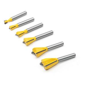 Woodworking Dovetail Knife 1/6pcs 6mm/1/4" Handle Alloy Sub Mouth Xun Dao Bee Box Tenon Joint Computer Trimming Slotting Tool