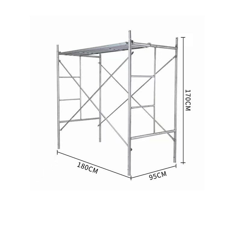 Factory directly sale construction scaffolding set aluminium mobile scaffolding price frame scaffold