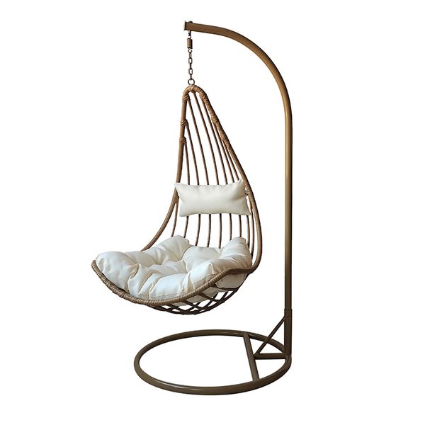 Portable Indoor Hanging Swing Chair Hanging Basket Outdoor With Stand