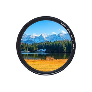 62mm White Mist 1/4 Filter 18 Multi-Layer Coatings Dreamy Soft White Diffusion Filter for Portrait/Video/Vlog Photography
