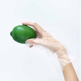 Wholesale Household HDPE LDPE Clear Color Plastic Polythene Disposable Glove Plastic Gloves