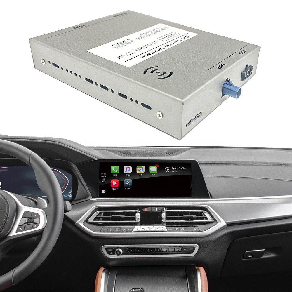 Wireless Carplay Android Auto Module Reverse Camera Interface For BMW Screen Mirror Link