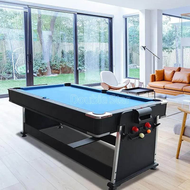 Shenzhen Double-Star Sports Goods Co., Ltd. hot selling indoor PingPong top 4 in 1 Billiard Game Table