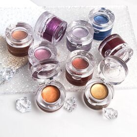 Long Wearing High Pigmented Pearl Shimmer Metallic Glitter Cream Eyeshadow Private Label Cosmetics Factory