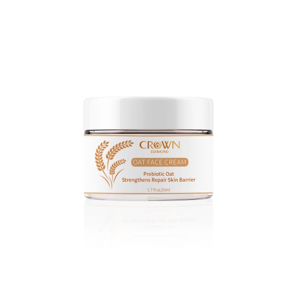 Private Label Natural 1% Oat Facial Nourishing Moisturizer Anti Aging Whitening Vitamin E B5 Multi Effect Repair Face Cream