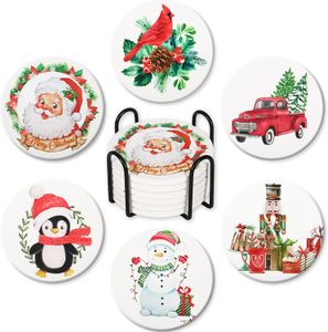 cork and with cream ceramic animal coffee cup souvenir tiles coasters laser cut christmas sets for crafts sale
