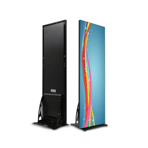 HD P2.5 Led Poster Display One-Sided Mobile Advertising Billboard Indoor Digital Signage Wifi Control Poster Led Display Screen