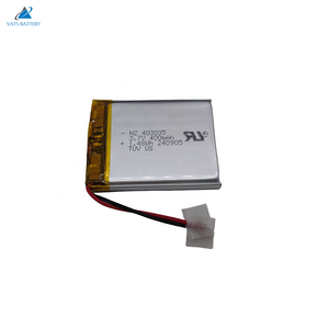 Factory UL CE 403035 lipo battery 3.7v 400mah lithium polymer battery for smart watch