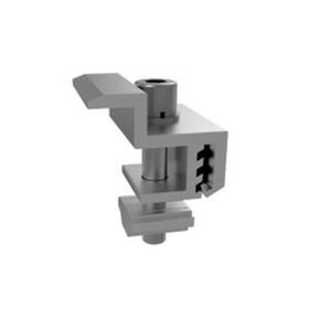 GOOMAX Aluminum Solar Panel Brackets structure adjustable Side Clamp PV Mounting 35mm 40mm 45mm 50mm adjustable end clamp