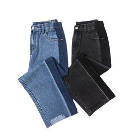 Wholesale Women's Jeans spot Cotton Spandex Skinny High Waist  Jeans for women