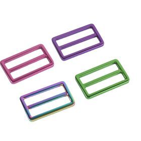 Ivoduff Handbag Hardware Flat Slider Buckle Belt Buckle Adjustable Strap Slider Buckle