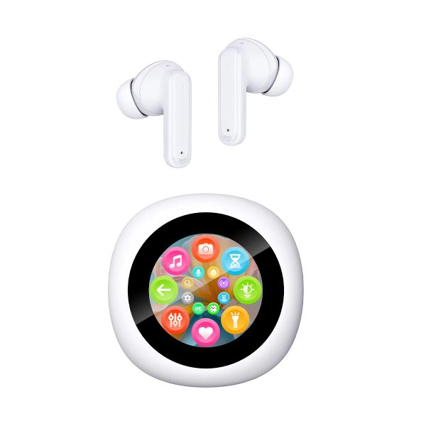 Top Quality Noise Cancelling Ear Phone Touch Screen Gaming Wireless Bluetooth Earbuds 5.3 With Led Screen Display