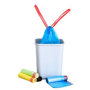 Drawstring Trash Bags Colorful Small Garbage Bag Disposable Home