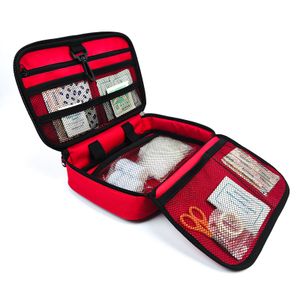Customized Red Color Carrying Portable Doctor at home Medical Bag storage bag travel pet first aid bag