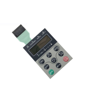Wholesale Custom logo capacitive touch membrane keyboard switch lexan sticker electrical embossed button lexan keypad