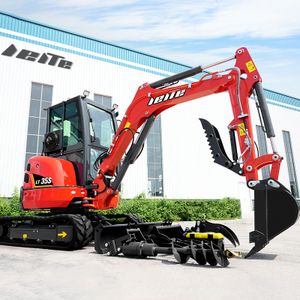 Crawler Excavator Mini Digger Bagger Micro Excavation Joystick Mini Excavator Loader 2 Tons With Cabin