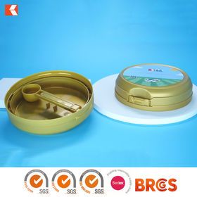Plastic flip top lid flip open lid for albumen powder