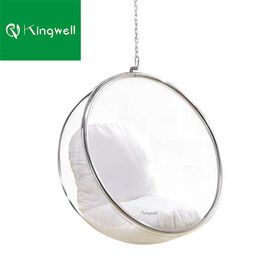 Outdoor modern furniture acrylic patio swings with stand low price