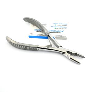 High Quality fusion hair extension pliers nanobeads crimping Steel Hair Extensions tools For Beads Remove nano Ring with 2 Hole
