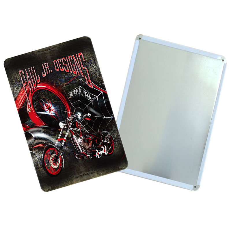 Wholesale No Printing Blank Home Decor Gift Present Retro Poster Vintage Tin Sign Sublimation Custom Metal Sign