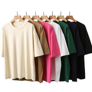 OEM Clothing Manufacturers 100% Cotton 270G Heavyweight Printed Brand Logo Plus Size Casual Tshirts Mens Tshirt Custom T Shirt