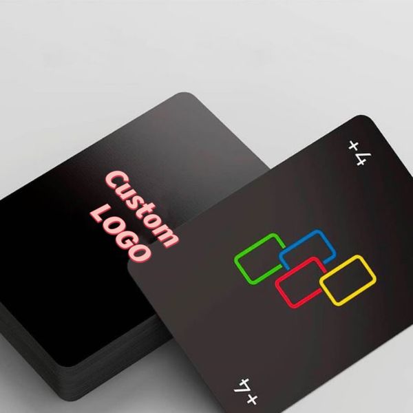 High Quality Custom Logo Creative Durable Gift Board Games Playing Cards Smooth Poker