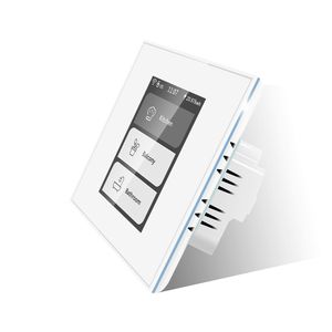 Lanbon home automation Manufacturer 7 models in 1LCD Touch Wifi Mesh Smart Light Switch smart home voice control by Google alexa