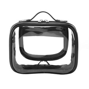 Biodegradable Plastic Cosmetic Bag Cases Clear PVC Transparent EVA TPU Makeup Bag Multi-functional Toiletry Waterproof Bag